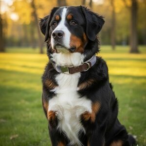 MOBA NIB Dark Cyan Blue Marble Wash Pet /Dog Collar Size Large